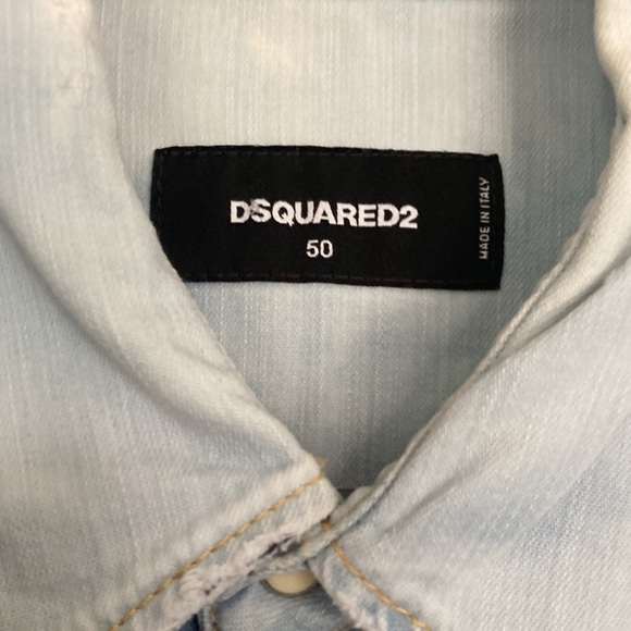 Dsquared2 denim men’s shirt - Picture 2 of 7